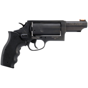 Taurus 2-441031MAGVL Judge w/Laser Compact 45 Colt (Long Colt) 410 Bore 3" Chamber 5rd 3" Matte Black Alloy Steel Barrel, Cylinder & Frame, Viridian Laser, Transfer Bar Safety