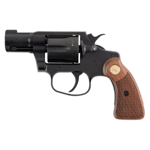 Colt Mfg COBRAMB2WBB Night Cobra  38 Special +P 6rd Shot 2" Black PVD Stainless Steel Barrel, Cylinder & Frame, Wood Grip, Exposed Hammer