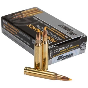 SIG AMMO 223 REM 40GR PREDATOR - 20RD 10BX/CS