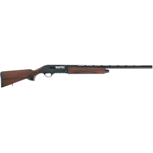 Escort HEAS122805W2 Escort WS  Full Size 12 Gauge Semi-Auto 3" 4+1 28" Black Chrome Vent Rib Barrel, Black Anodized Grooved Aluminum Receiver, Adjustable Turkish Walnut Stock