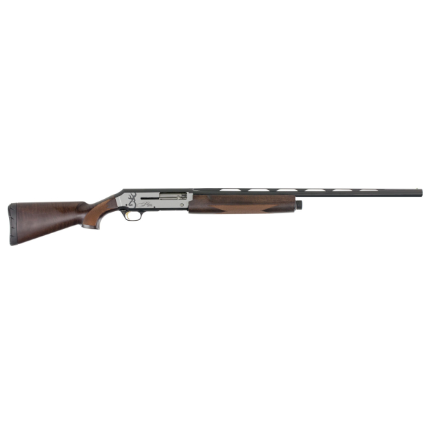 Browning 011412605 Silver Field Micro Midas 20 Gauge 26" 3" 4+1, Alloy Receiver With Silver/Matte Black Bi-Tone Finish, Satin Turkish Walnut Stock With Cut Checkering (Compact)