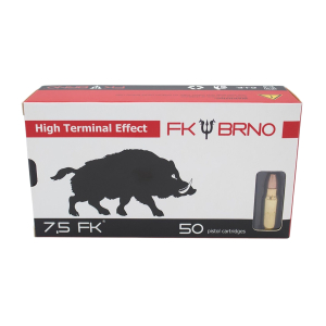 Italian Firearms Group TMTAMMOF5   7.5FK 95gr Hollow Point 50 Per Box/12 Case