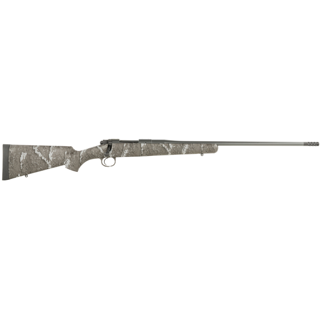 Kimber Mfg, Inc 3700820 Hunter Pro Desolve 308 Win 3+1 22" Satin Match Grade Barrel, Satin Stainless Steel Receiver, Desolve Blak Fixed Polymer Stock, Bipod