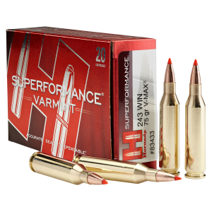 Hornady 80411 Superformance  243WSSM 75gr V-Max 20 Per Box/10 Case