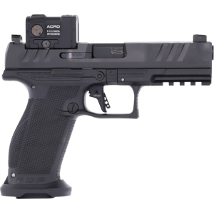 WALTHER PDP PRO ACRO INSTALLED - 9MM 4.5" 10-SHOT BLACK FRAME