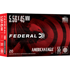 FEDERAL AE 5.56X45 55GR FMJ-BT - 20RD 25BX/CS