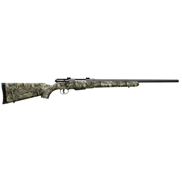 Savage Arms 19980 25 Walking Varminter Full Size 223 Rem 4+1 22" Matte Black Heavy Barrel, Matte Black Carbon Steel Receiver Drilled & Tapped, Realtree Max-1 Fixed Varmint Synthetic Stock, Right Hand