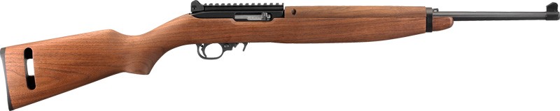 RUGER 10/22 M1 CARBINE 22LR - 10-SHOT BLUED HARDWOOD
