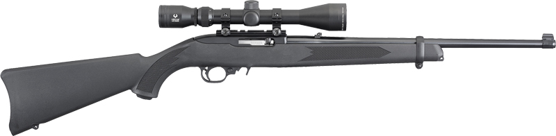 RUGER 10/22 CARBINE 22LR - BLUED BLACK SYN. W/3-9X40