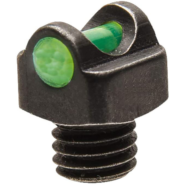 TruGlo TGTG954DG StarBrite Deluxe Bead  Black | Green Fiber Optic Front Sight 2.6mm Threads