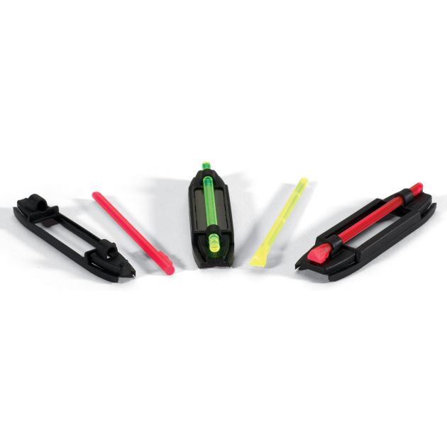 Browning 12859 HI-Viz Bird Buster  For Browning Shotguns, Green/Red/Yellow LitePipes Front