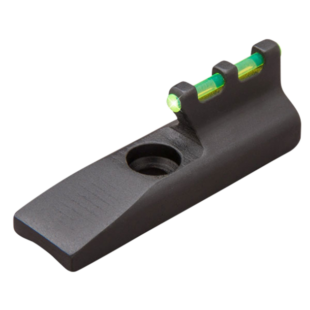 TruGlo TG965G Front Sight  Green Fiber Optic Front/Black Frame Fits Browning Buck Mark Fits Ruger MK II/MK III/MK IV, 22/45, Front Post Screw Mount