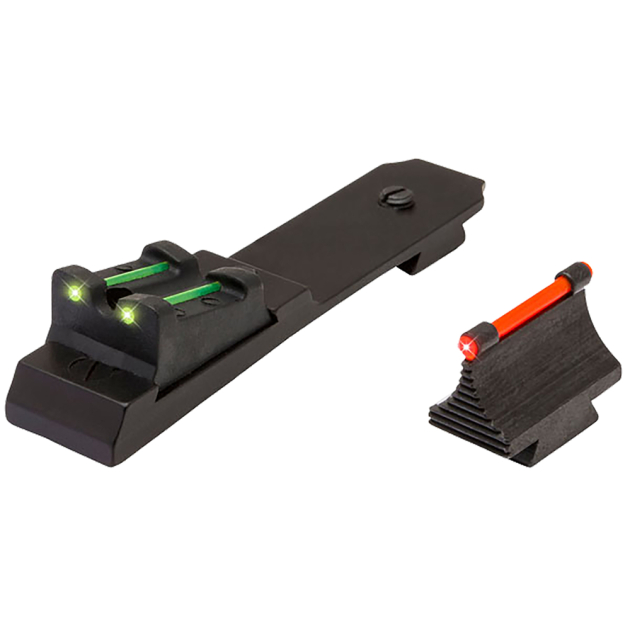 TruGlo TG109 Lever Action Rifle Sights  Black 0.343" Red Front, Green Rear Adjustable for Marlin 336