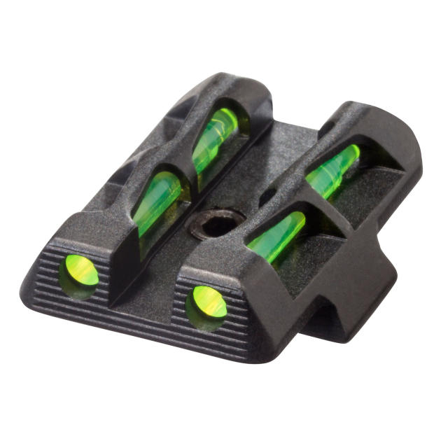 HiViz GLLW11 LiteWave Rear Sight for Glock 42/43 Green Fiber Optic Rear Sight