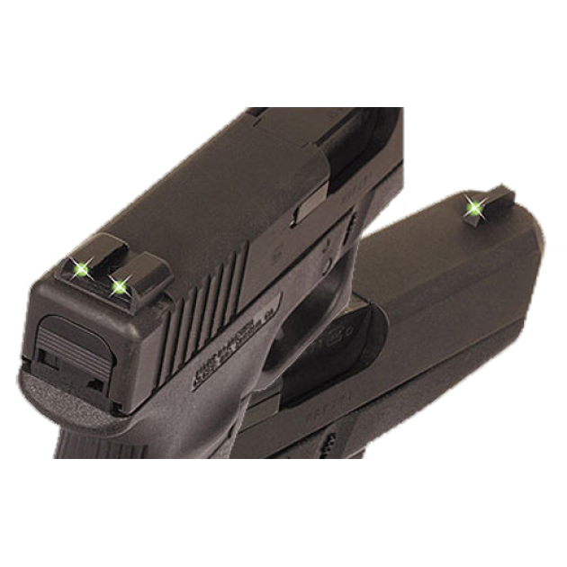 TruGlo TG231R2 Tritium  Black | Green Tritium Front Sight Green Tritium Rear Sight