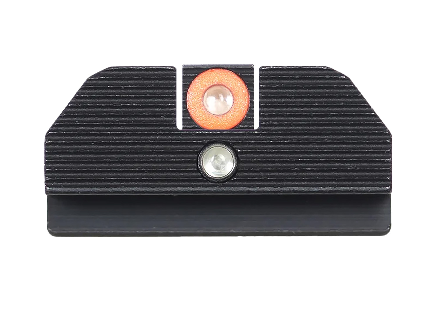 Night Fision GLK001015OGZ Student Of The Gun Accur8 For Glock  Green Tritium Orange Outline Front Sight-Green Tritium Black Outline Rear Sight Glock 17/17L/19