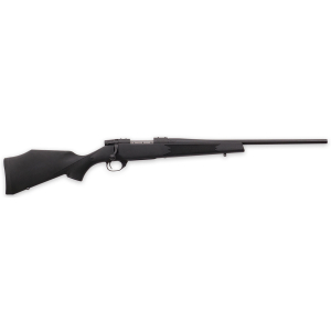 Weatherby VYT243NR0T Vanguard Synthetic Compact 243 Win 4+1 20" Matte Blued #1 Threaded Barrel, Matte Blued Drilled & Tapped Steel Receiver, Black Adjustable Synthetic Stock