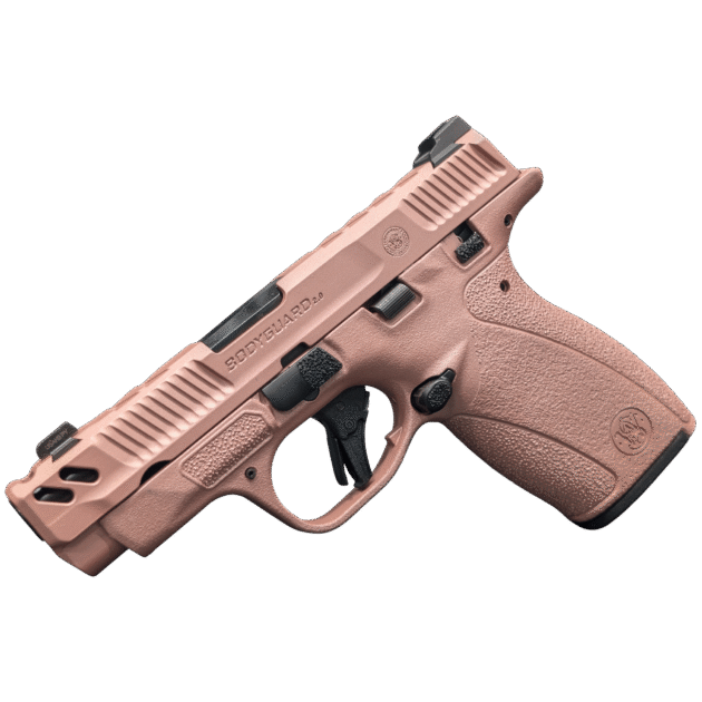 SMITH & WESSON PC BODYGUARD 2.0 CARRY COMP ROSE GOLD 380ACP PISTOL 3.1" M.S  1-10RD, 1-12RD MAG