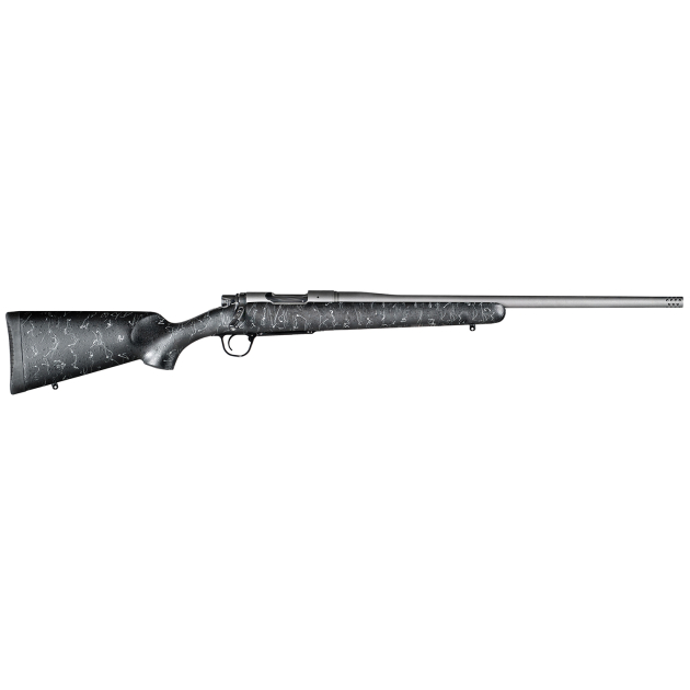 Christensen Arms 8010201600 Mesa Long Range 300 PRC 3+1 26" Threaded Barrel, Tungsten Gray Cerakote, Black with Gray Webbing Stock