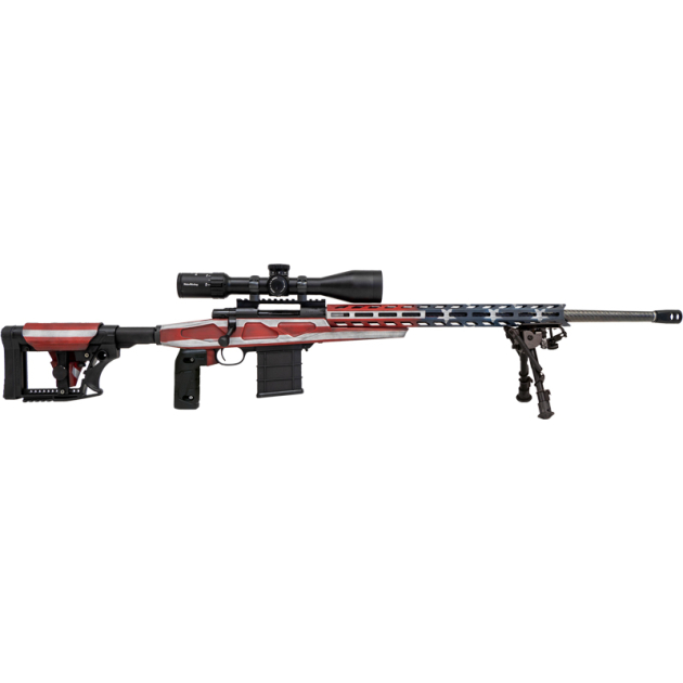 HOWA FLAG CHASSIS 308 USA FLG - WIN 24" THREADED W/SCOPE