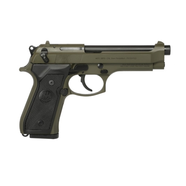 BERETTA 92FS 9MM OD GREEN 4.9" 10+1