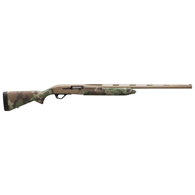 Winchester Repeating Arms 511290292 SX4 Hybrid Hunter 12 Gauge 28" 4+1 3.5" Flat Dark Earth Cerakote Rec/Barrel Woodland Camo Stock Right Hand (Full Size) Includes 3 Invector-Plus Chokes