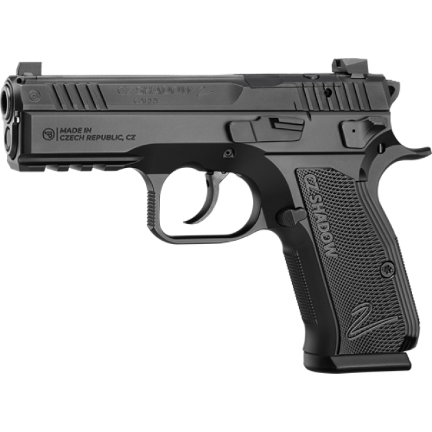 CZ SHADOW 2 CARRY OR 9MM FS - 15-SHOT BLK NITRIDE BLACK GRIP