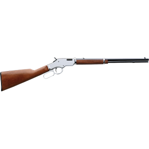 Taylors & Company 550223 Uberti Scout 22 LR Caliber with 14+1 Capacity, 19" Blued Barrel, Chrome-Plated Metal Finish & Walnut Stock Right Hand (Full Size)