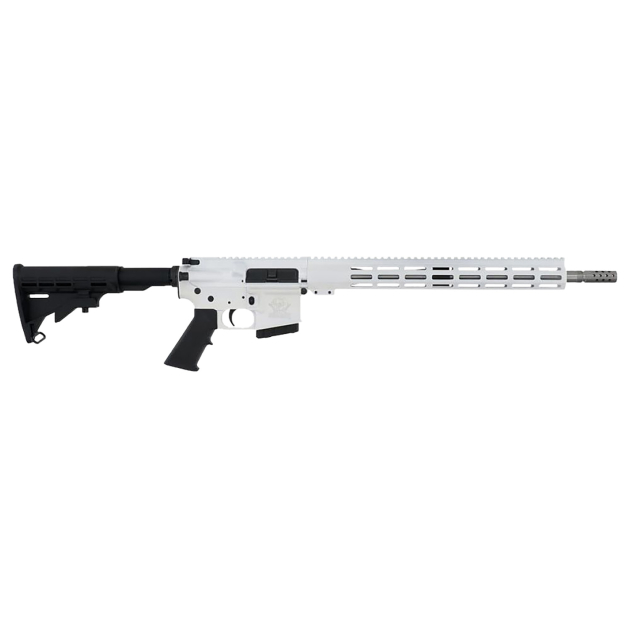 Great Lakes Firearms GL15350SSWHT16 GLFA  350 Legend 5+1 18" Stainless Threaded Barrel, White Cerakote Picatinny Rail Aluminum Receiver, M-LOK Handguard Black Synthetic Stock, Mil-spec Polymer Grip