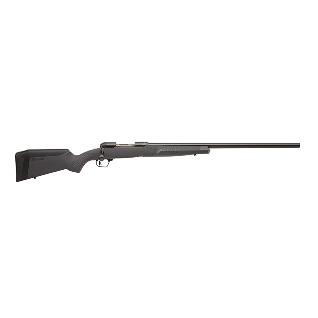 Savage Arms 57067 110 Varmint Full Size 22-250 Rem 4+1 26" Matte Black Button-Rifled Barrel, Matte Black Drilled & Tapped Carbon Steel Receiver, Adj AccuStock Matte Gray Synthetic Stock, Right Hand