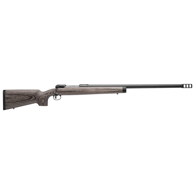 Savage Arms 22448 112 Magnum Target Full Size 338 Lapua Mag 1rd 26" Matte Black Heavy Threaded Barrel, Drilled & Tapped w/Picatinny Rail Steel Receiver, Gray Laminate Fixed Wood Stock