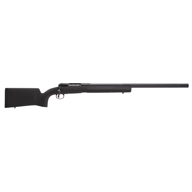 Savage Arms 19136 12 Long Range Precision 243 Win Caliber with 4+1 Capacity, 26" Barrel, Matte Black Metal Finish & Matte Black Fixed HS Precision with V-Block Stock Right Hand (Full Size)