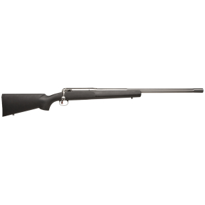 Savage Arms 18146 12 LRPV Full Size 204 Ruger 1rd 26" Matte Heavy Fluted Barrel, Matte Stainless Steel Receiver w/Picatinny Rail, Matte Black HS Precision w/V-Block Synthetic Stock, Right Hand
