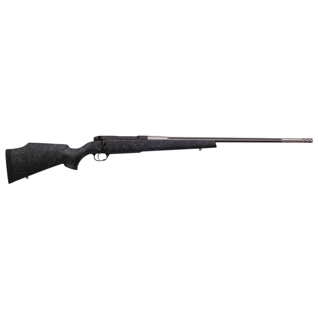 Weatherby MAM01N257WR8B Mark V Accumark 257 Wthby Mag 3+1 26" Barrel, Graphite Black Cerakote Metal Finish, Gray Webbed Black Fixed Monte Carlo Stock