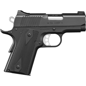 Kimber Mfg.,inc 3200061CA Ultra Carry II (CA) 45 ACP 7+1 3" Matte Black Steel Slide Black Synthetic Double Diamond Checkering Grip