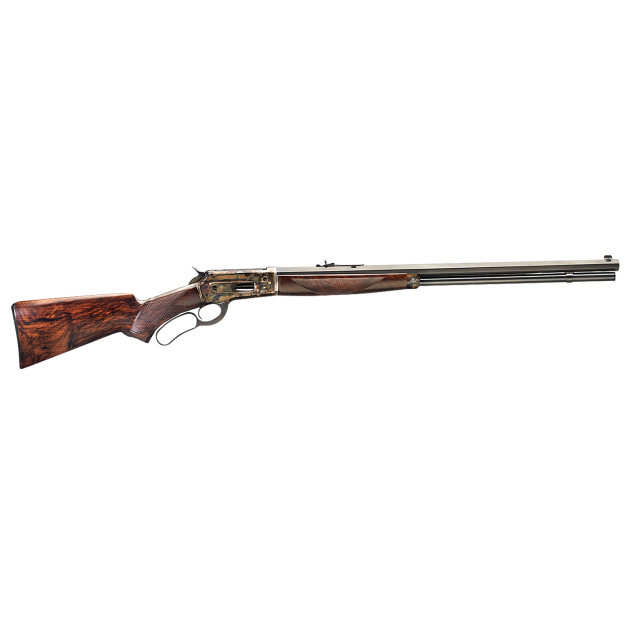 Davide Pedersoli 010S738457 1886 Sporting Full Size 45-70 Gov 8+1 26" Blued Octagon Steel Barrel, Blued Steel Receiver, Walnut Fixed Stock, Right Hand