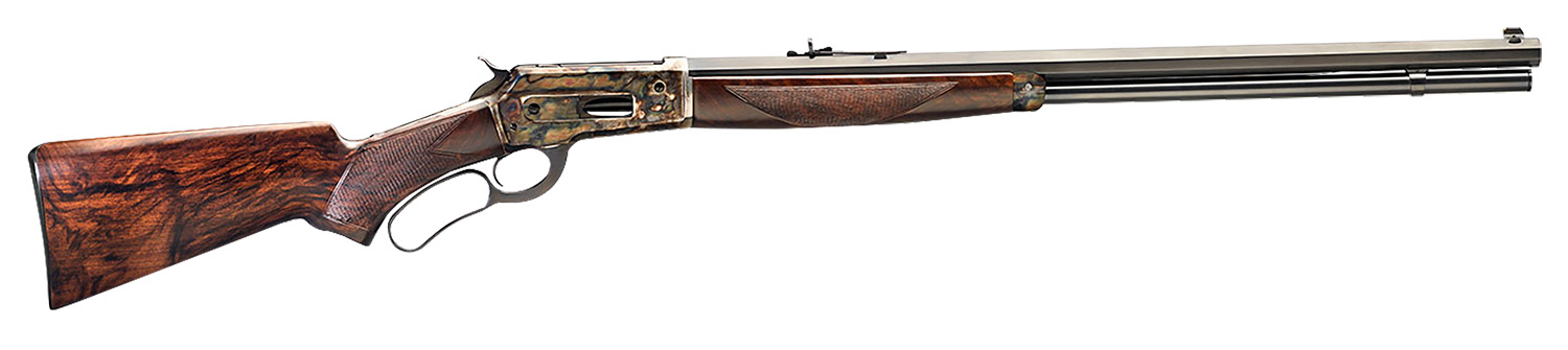 Davide Pedersoli 010S738457 1886 Sporting Full Size 45-70 Gov 8+1 26" Blued Octagon Steel Barrel, Blued Steel Receiver, Walnut Fixed Stock, Right Hand