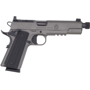 SPRINGFIELD 1911 OPERATOR AOS - 45 ACP 5" 8RD GRAY THREADED