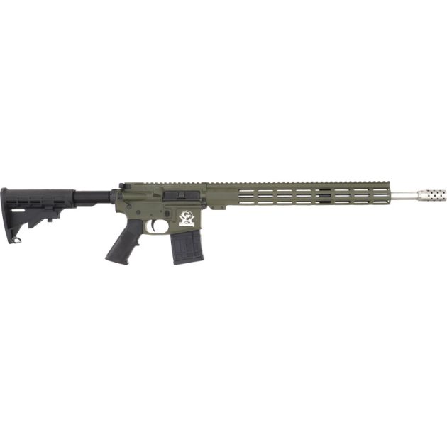 GLFA AR15 450 BUSHMASTER - 18" S/S BBL OD GREEN