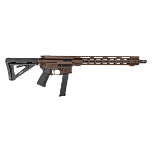 Diamondback DB1418P071 DB15  9mm Luger 32+1 16", Midnight Bronze Rec/M-Lok Handgaurd, Carbon Lower, Black Magpul CTR Stock/K2 Grip, Flash Hider