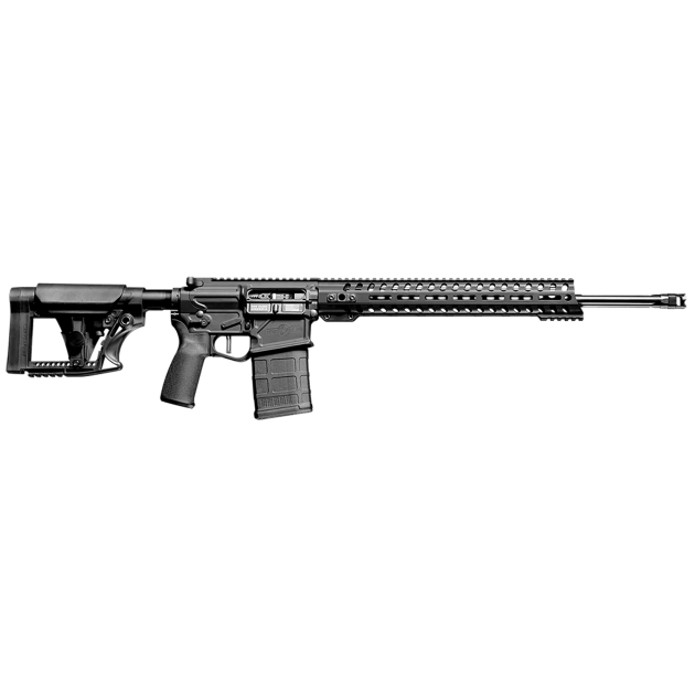 Patriot Ordnance Factory 01734 Rogue Prescott 6.5 Creedmoor 20" DI 20+1 Black Anodized Rec 14.50" Renegade M-LOK Stainless Steel Fluted Barrel Black Adjustable Stock Black Polymer MFT Grip Right Hand