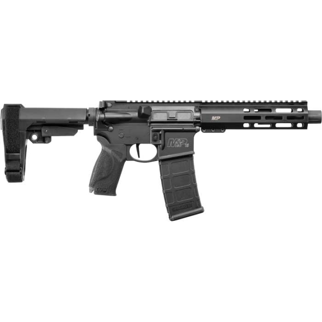 S&W M&P15 PISTOL 5.56 7.5" BBL - 30-SHOT W/ SBA3 ADJ ARM BRACE