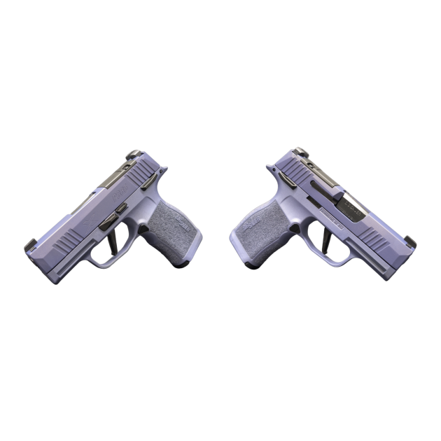 SIG SAUER P365X 2 TONE PURPLE 9MM PSTL 3.10" 2-12RD OPTIC RDY MANUAL SAFETY