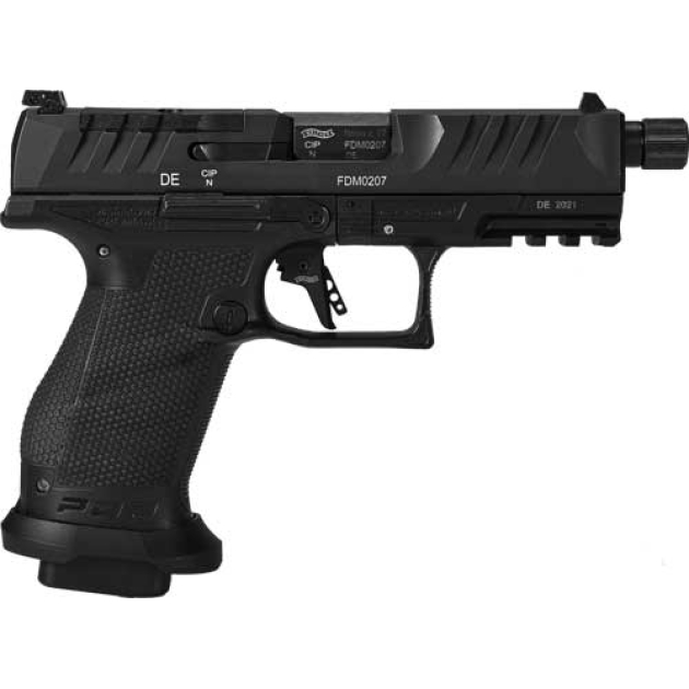 WALTHER PDP COMPACT PRO SD 9MM - 4.6" 18-SHOT BLACK FRAME