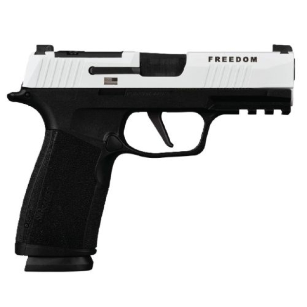 SIG P365X MACRO 9MM 3.7" - FREEDOM (2)17RD WHITE/BLACK