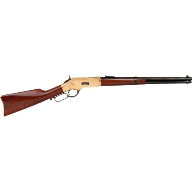 CIMARRON 1866 YELLOWBOY 38SP - 19" SR CARBINE BRASS/BLUED