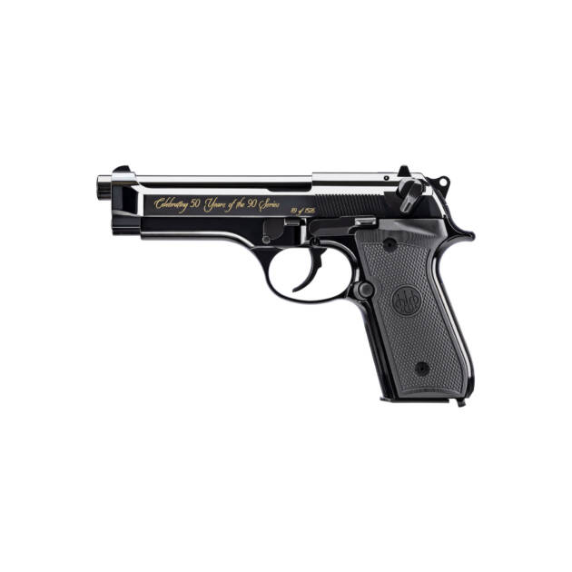 BERETTA 92FS 9MM BL/SYN 4.9" 15+1 50TH