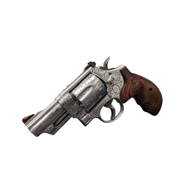 SMITH & WESSON 629 DELUXE STS ENGRAVED ALASKAN GRIZZLY 44MAG 3" 6RD DA/SA