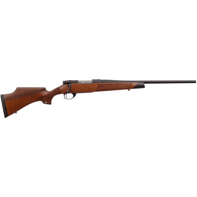 Weatherby VWR222RR0T Vanguard Camilla Compact 22-250 Rem 5+1 20" Matte Blued, Matte Blued Drilled & Tapped Steel Receiver, Grade A Turkish Walnut Monte Carlo Wood Stock