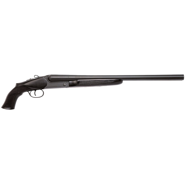 Chiappa Firearms 930385 500  12 Gauge Break Open 2 20" Black Side By Side Barrel, Black Receiver, Black Wood Stock, Includes Pistol Grip